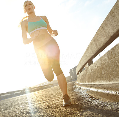 Running makes her feel alive