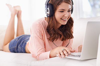 Listening to some new tunes online