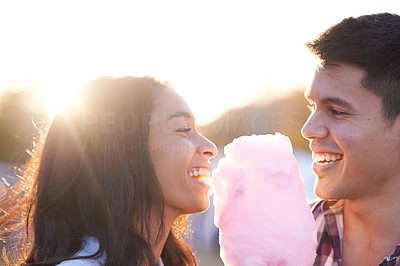 Falling in love over candy floss