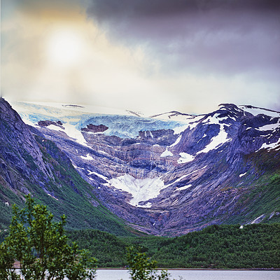 Svartisen ice cap in northern Norway