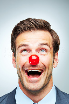 Your message makes him happy as a clown