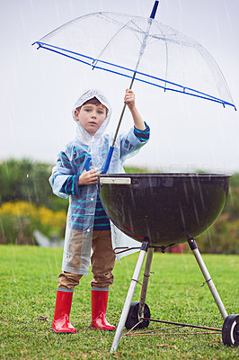 I\'ve gotta keep the grill dry