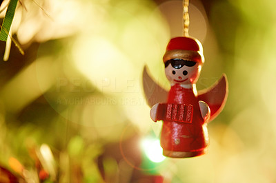 Christmas angel guarding your Christmas tree