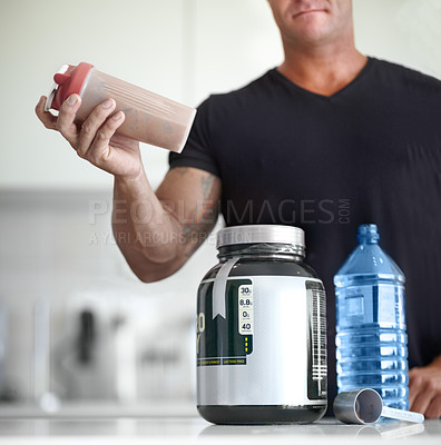 Building muscle with protein shakes
