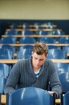 The last student in the lecture hall