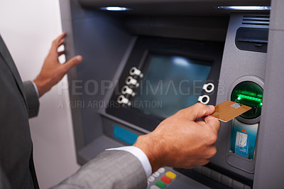 Making a quick cash withdrawal