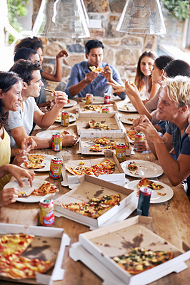 What\'s better than pizza and friends?