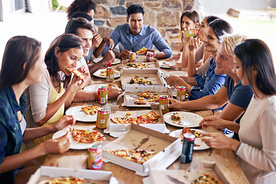 What\'s better than pizza with friends?