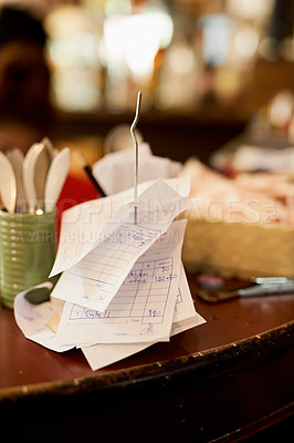 Keep track of your receipts
