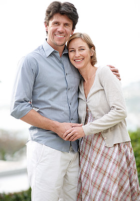 Portrait of beautiful middle aged couple