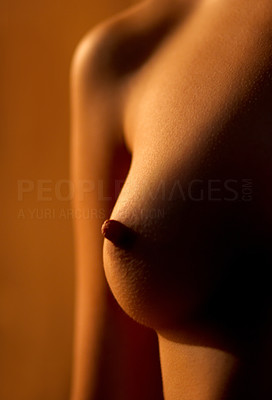 Shadows and light - a nude body