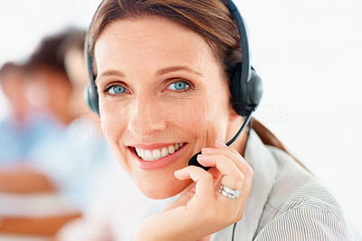 Young smiling woman using a cellphone