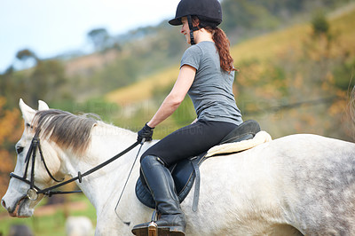 Horse riding is so relaxing