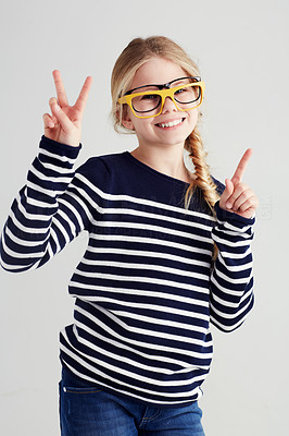 She\'s a playful hipster in the making!