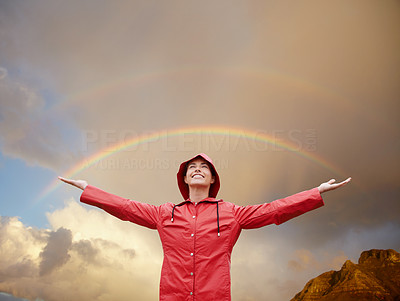 She\'s found her rainbow moment!