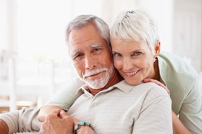 A romantic senior old couple enjoying together