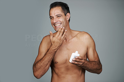He\'s a man that cares about skincare