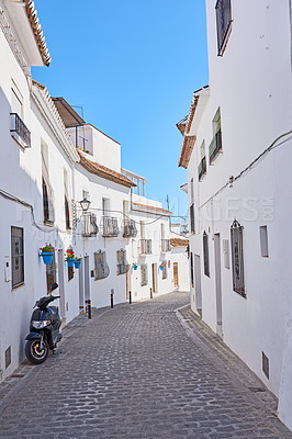 Mijas - old city of Andalusia , Spain