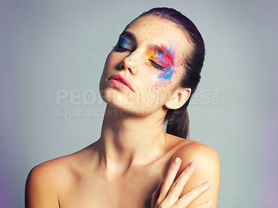 Makeup that reflects all of her true colors