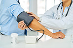 Blood pressure levels should always be closely monitored