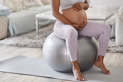 Every mom-to-be should get a stability ball!