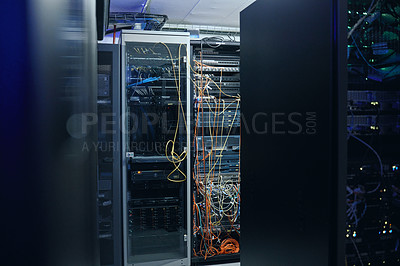 A neat and tidy server room